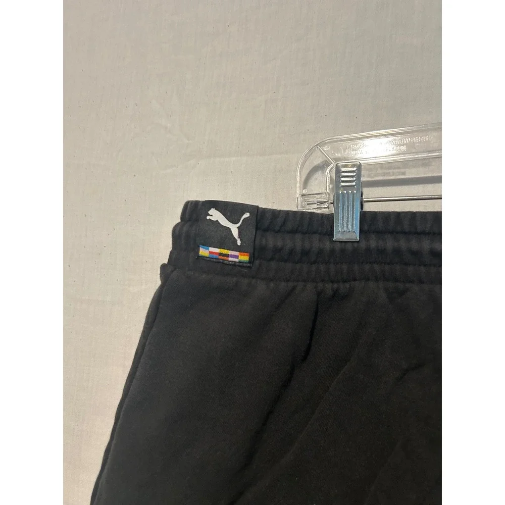 Puma International Mens Black Graphic Sweat Shorts XXL 531396-01